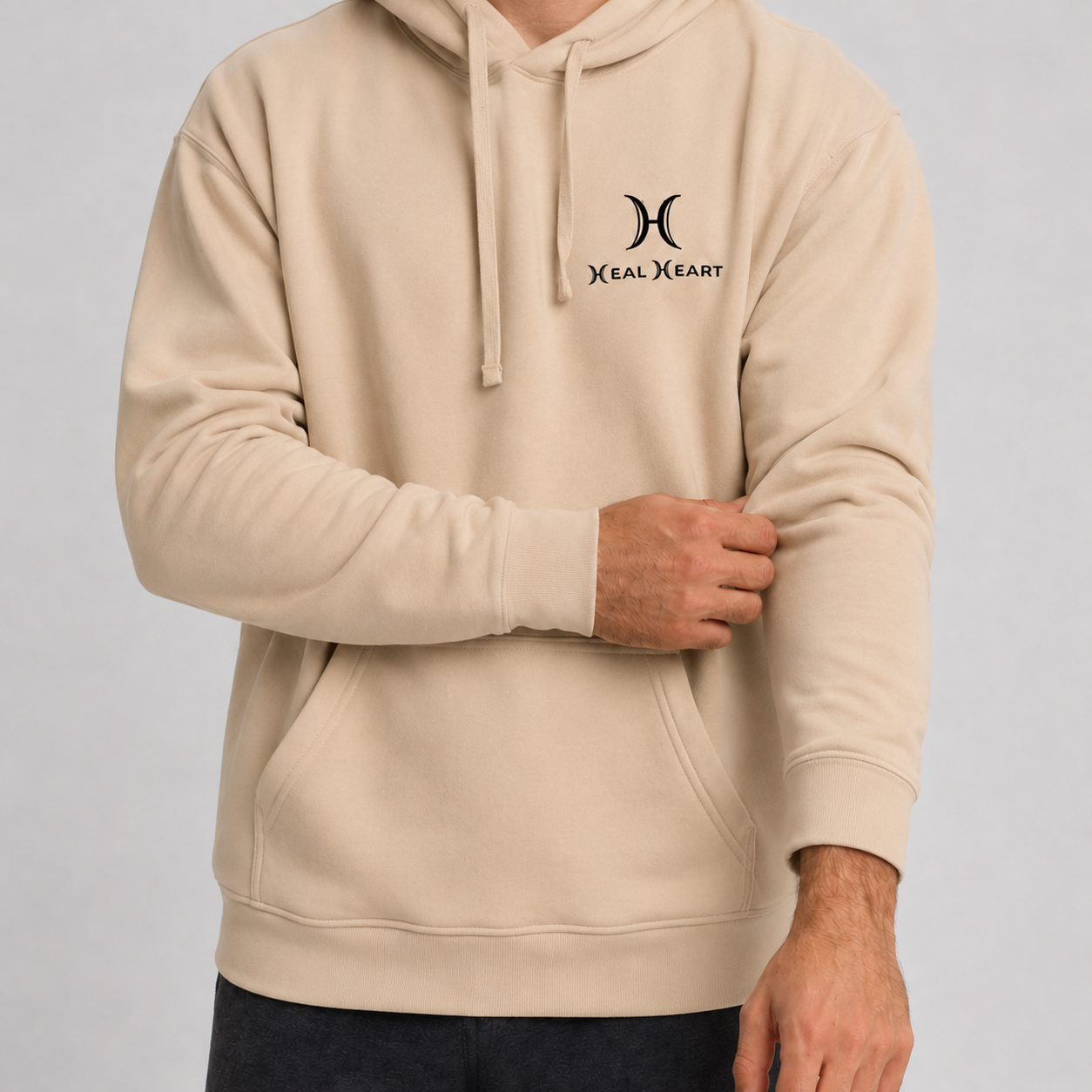Hoodie with complete logo