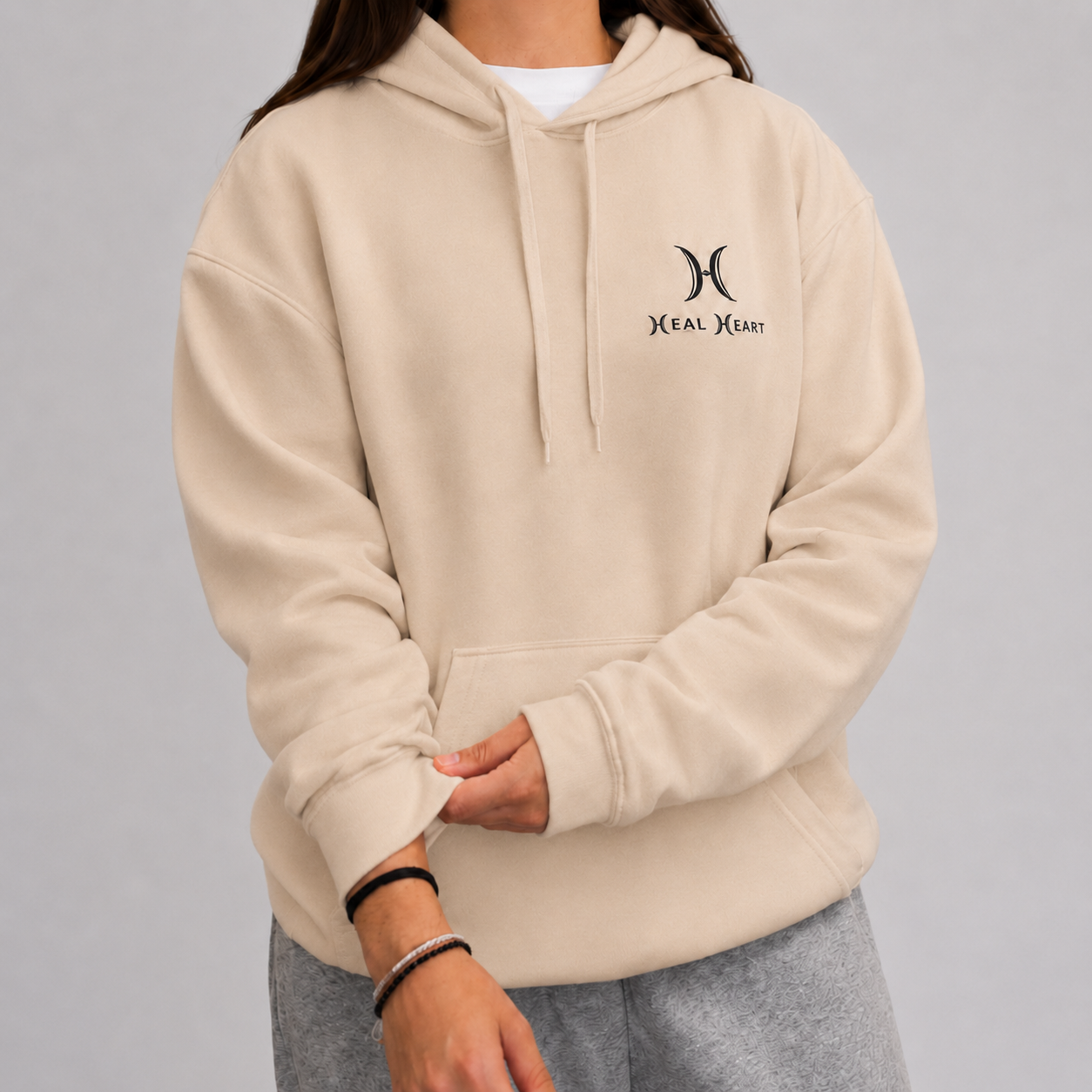 Hoodie with complete logo