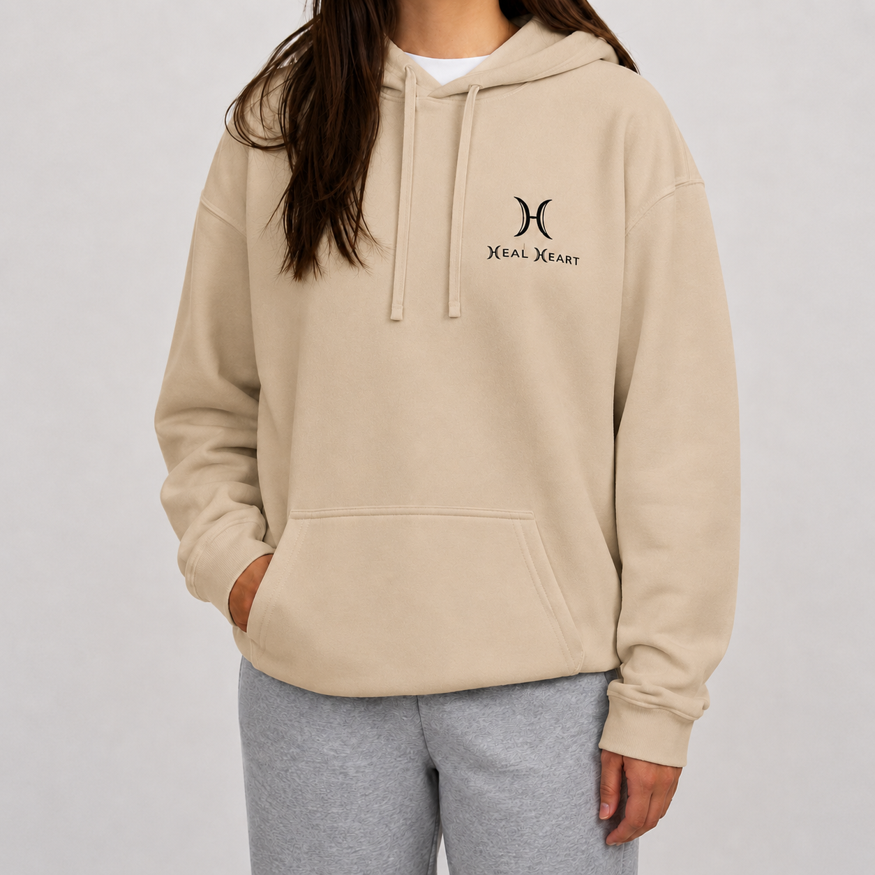 Hoodie with complete logo