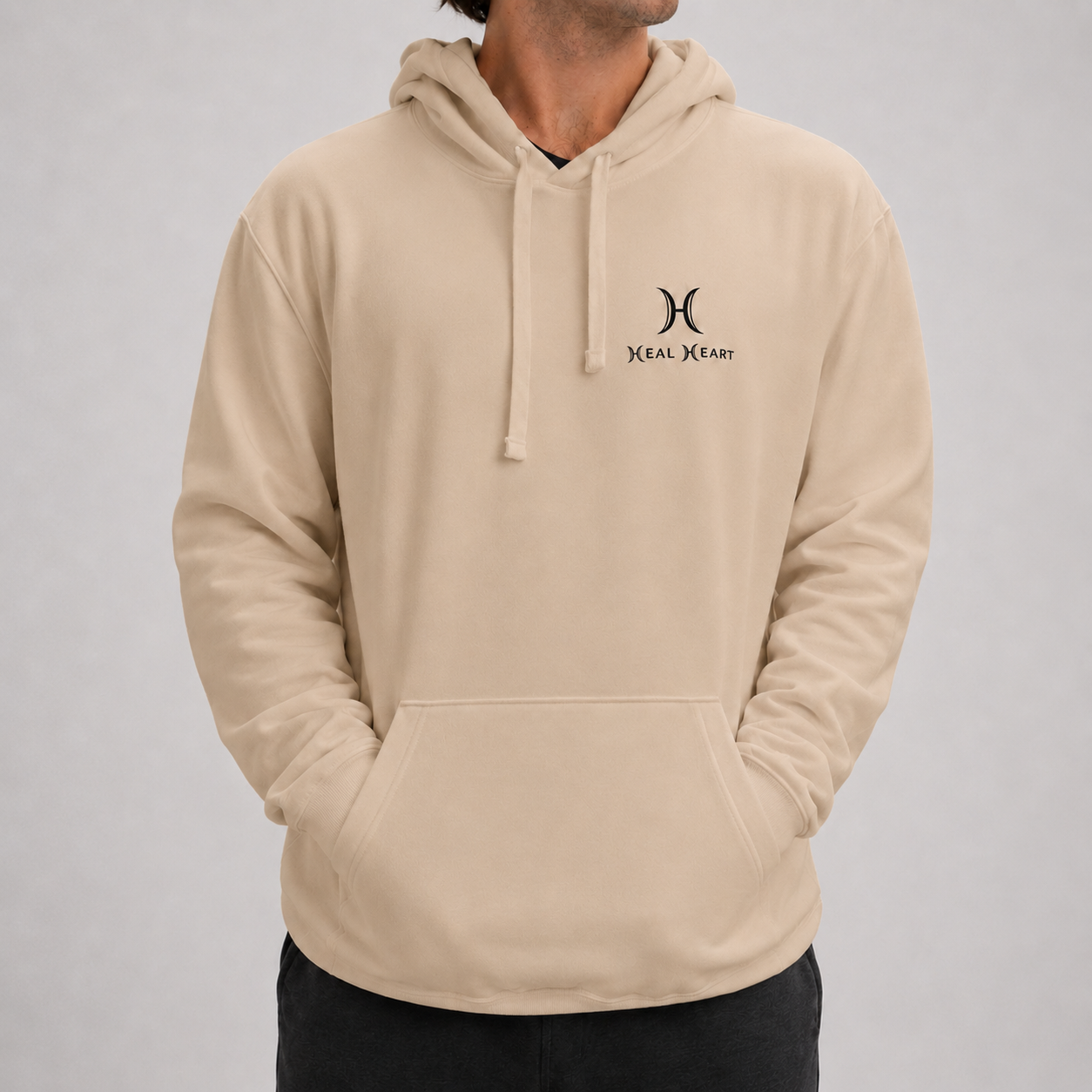 Hoodie with complete logo
