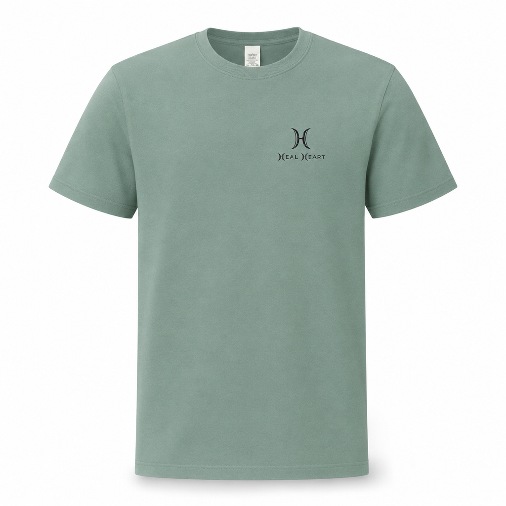 Short sleeve t-shirt with complete black logo
