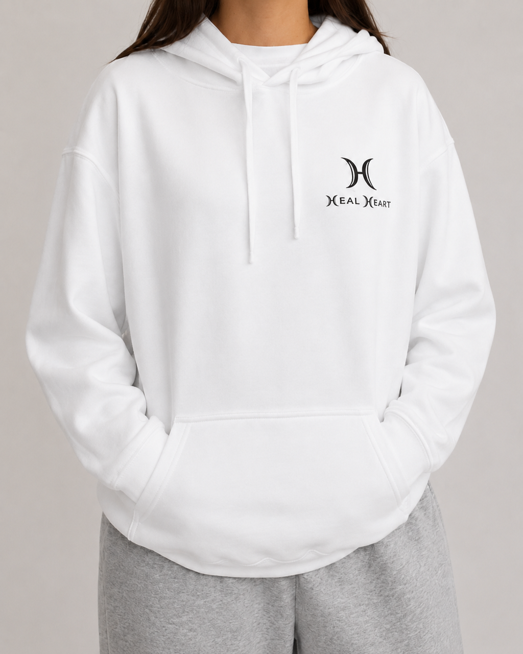Hoodie with complete logo