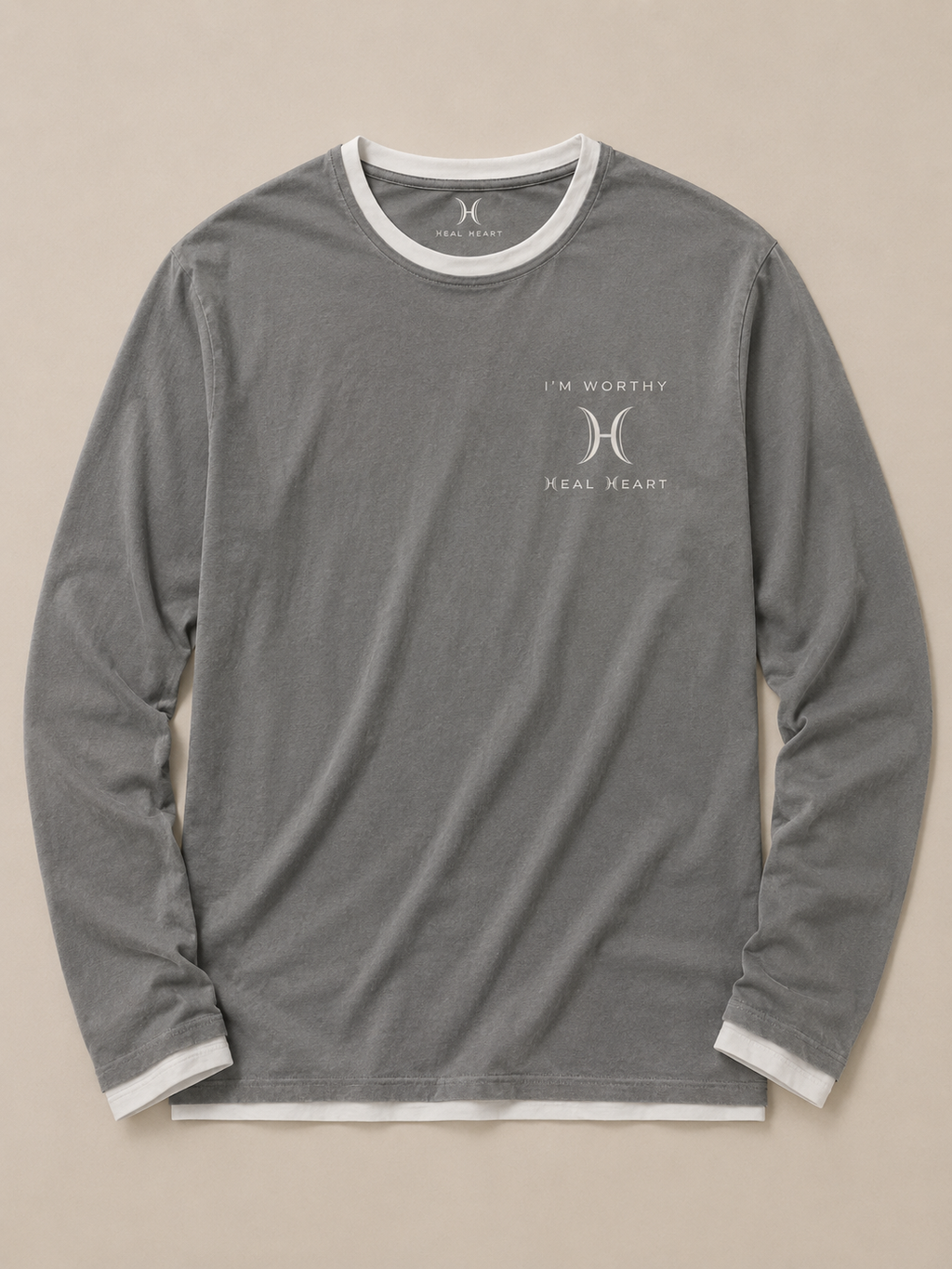 Long sleeve grey shirt (I'm Worthy)